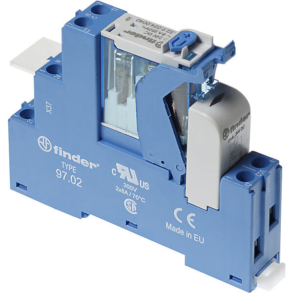 Finder Koppelrelais 2W 8A Spsp.24VDC 4C.02.9.024.0050